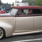 classic car roadster at the Ukiah car rally