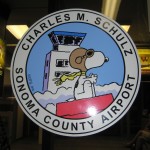 Charles M Schulz Airport logo airport logo