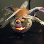 Crazy scare crow pumpkin
