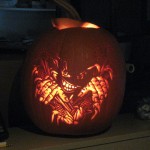 scary creature comes from the corn field