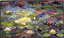 Monet Water Lily Impressionist Quilt