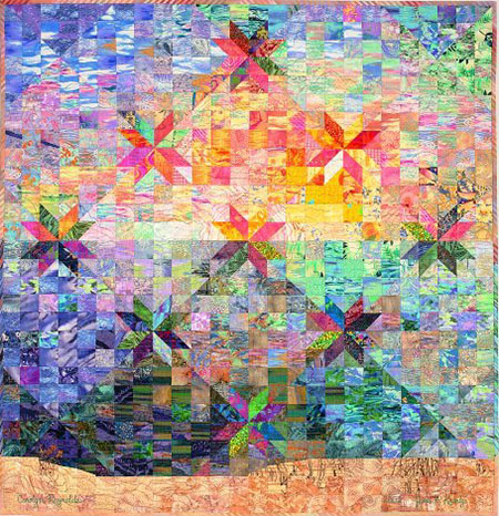 Colorwash Hunter Star Quilt