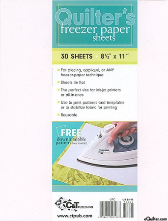 Quilters Freezer Paper 30 sheets