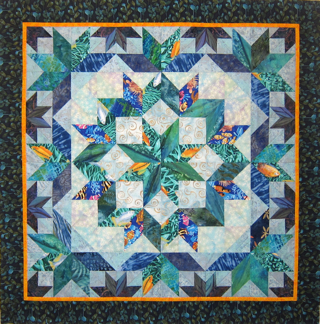 Undersea Expanded Broken Star wallhanging