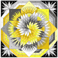 Spiral Lone Star Black, Grey, Yellow