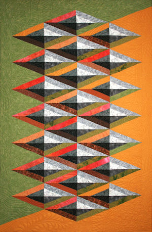 Stone Mosaic Dimensional Diamond quilt