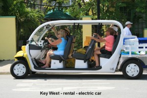 rent an electric cart!