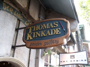 Thomas Kincade Gallery sign